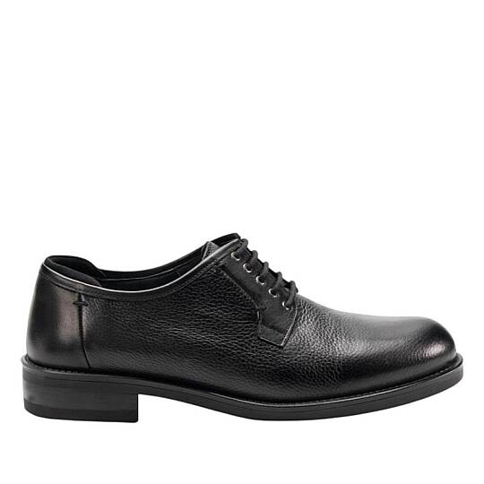 Forelli 36202-G Halvard Siyah Erkek Comfort Deri Ayakkabı - 2