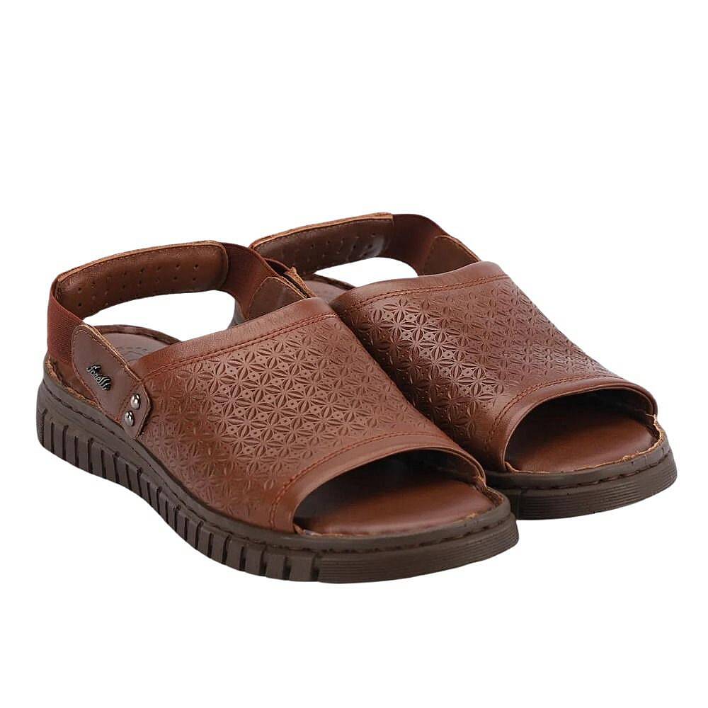 Forelli 38507 Alice-G Taba Kadın Comfort Deri Sandalet - 2