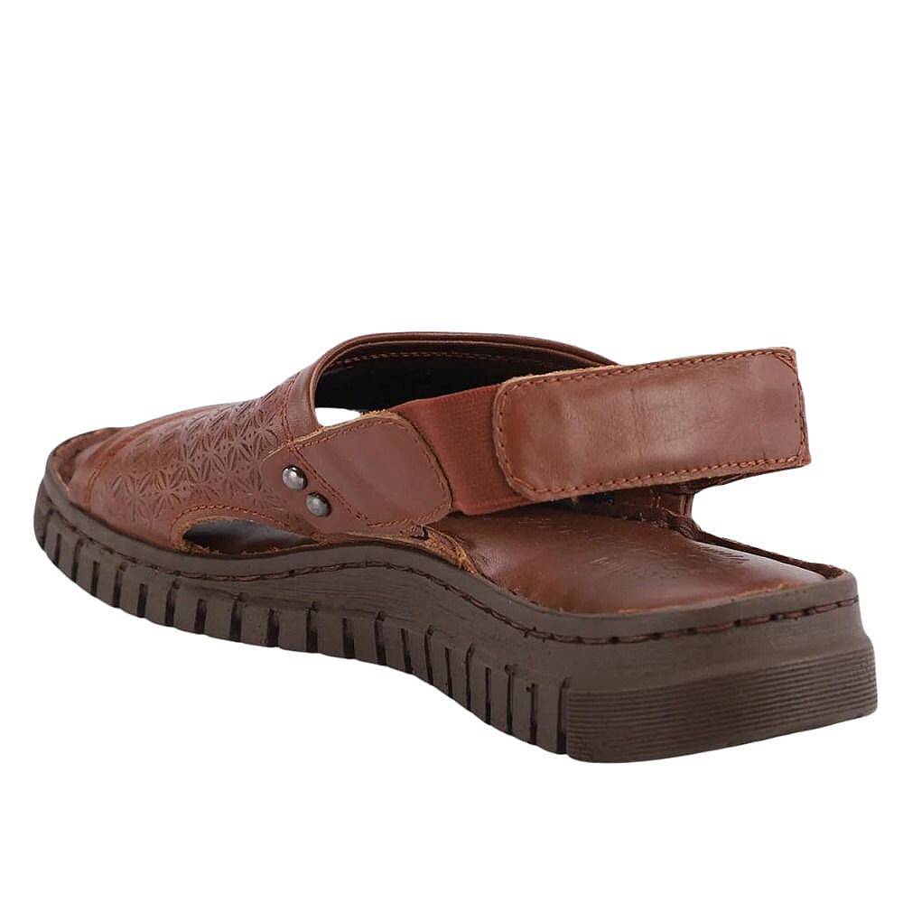 Forelli 38507 Alice-G Taba Kadın Comfort Deri Sandalet - 3