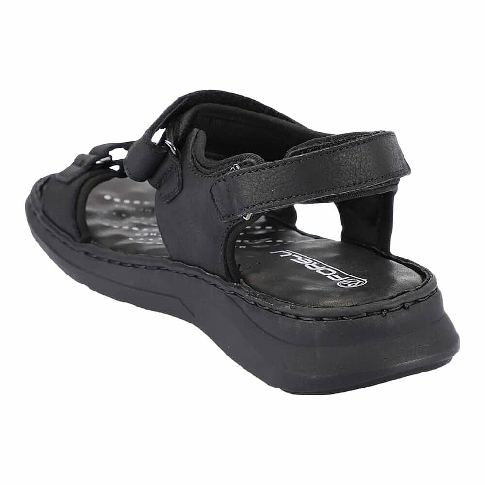 Forelli 40526-G Bruce Siyah Nubuk Erkek Günlük Sandalet - 3