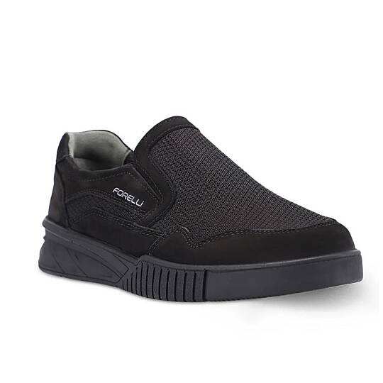 Forelli 44110-H Tigre Siyah Nubuk Erkek Comfort Ayakkabı