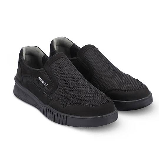 Forelli 44110-H Tigre Siyah Nubuk Erkek Comfort Ayakkabı - 2