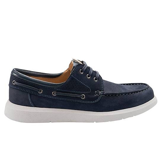 Forelli 45101-H Drogo Lacivert Nubuk Erkek Comfort Ayakkabı - 2