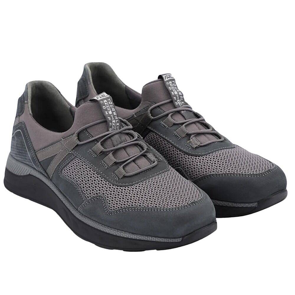 Forelli 46002-G Cedric Füme Nubuk Erkek Comfort Ayakkabı - 2