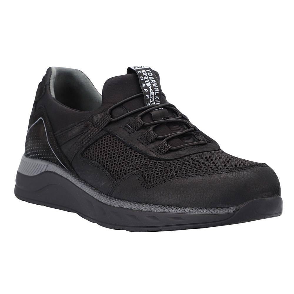 Forelli 46002-G Cedric Siyah Nubuk Erkek Comfort Ayakkabı - 1