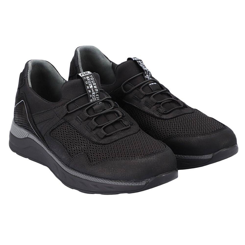 Forelli 46002-G Cedric Siyah Nubuk Erkek Comfort Ayakkabı - 2