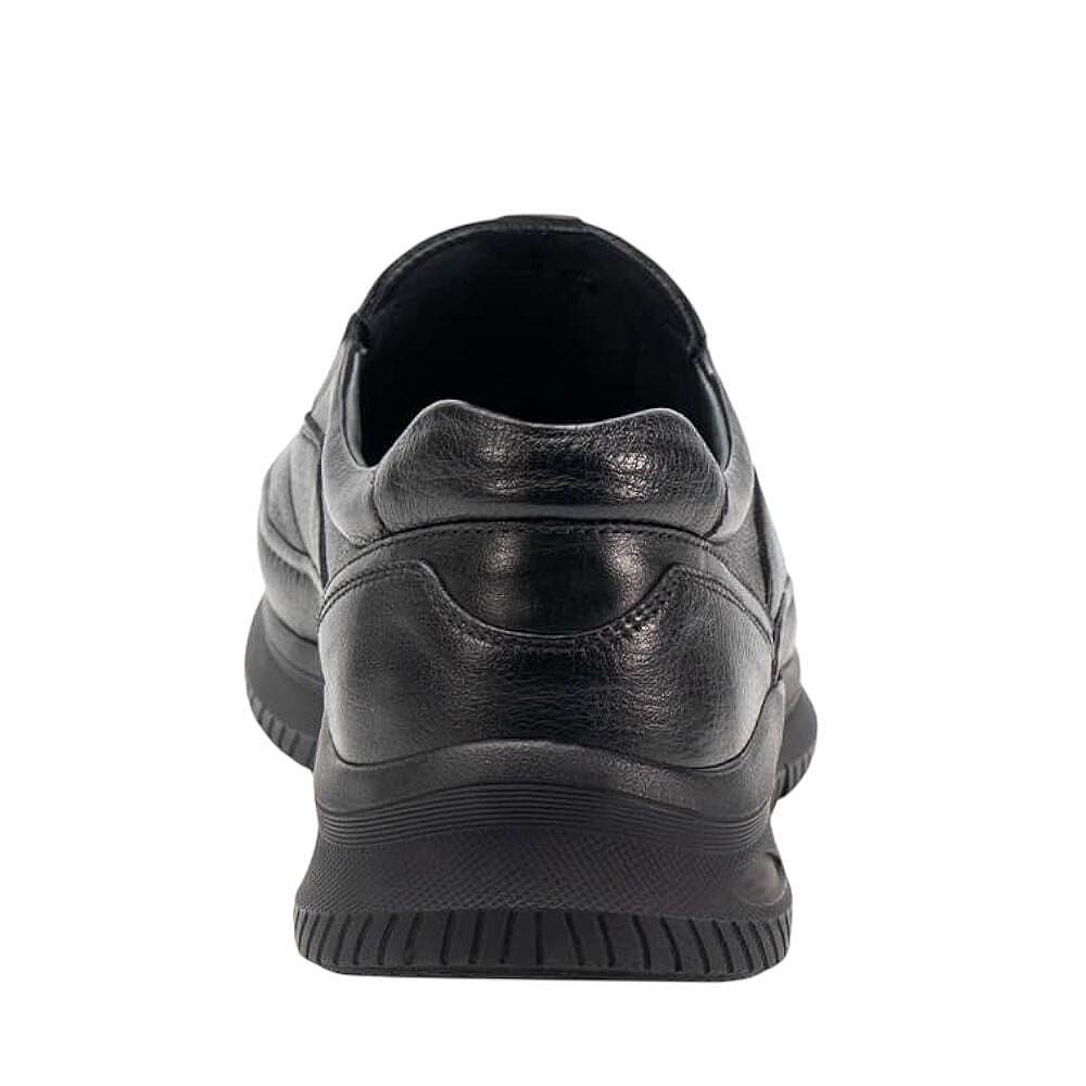 Forelli 46109-G For-Halluks Siyah Erkek Comfort Deri Ayakkabı - 3