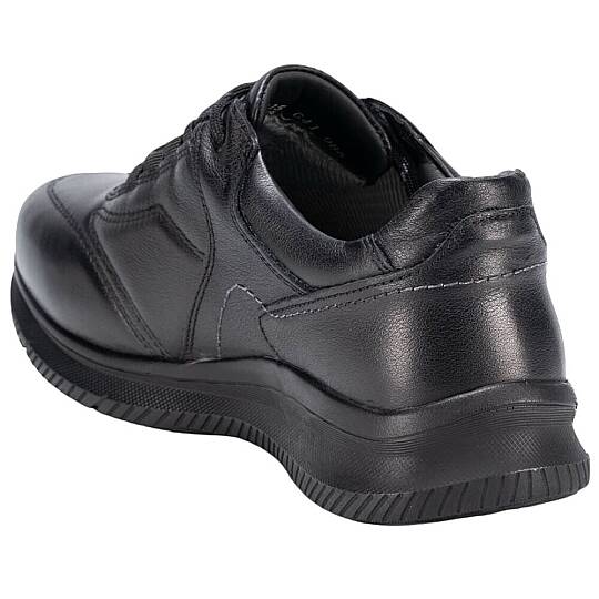 Forelli 46115-G Proof Siyah Erkek Comfort Waterproof Deri Ayakkabı - 3