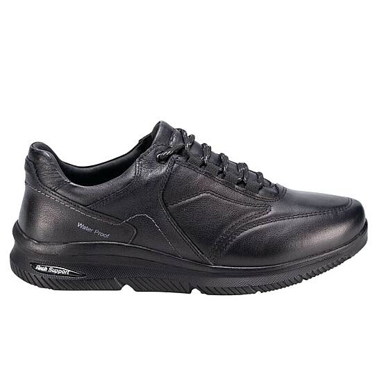 Forelli 46115-G Proof Siyah Erkek Comfort Waterproof Deri Ayakkabı - 2