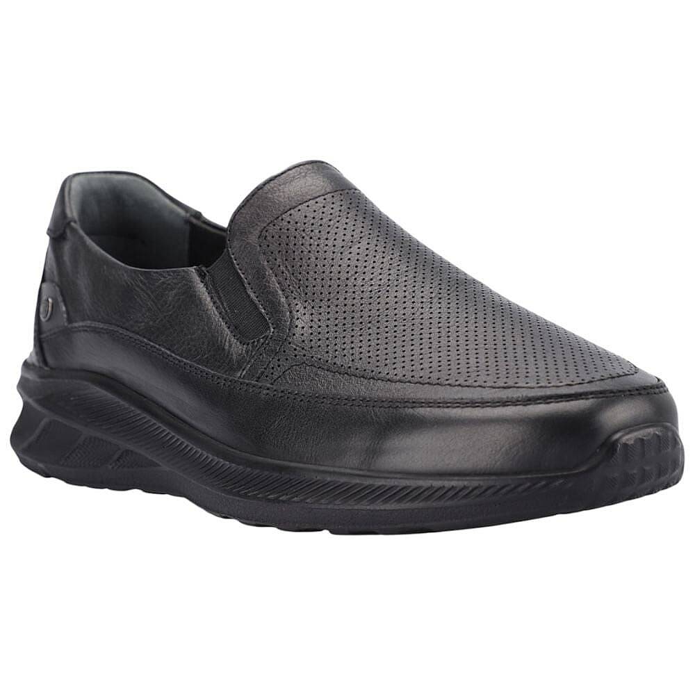 Forelli 46508-G Costa Siyah Erkek Comfort Deri Ayakkabı - 1