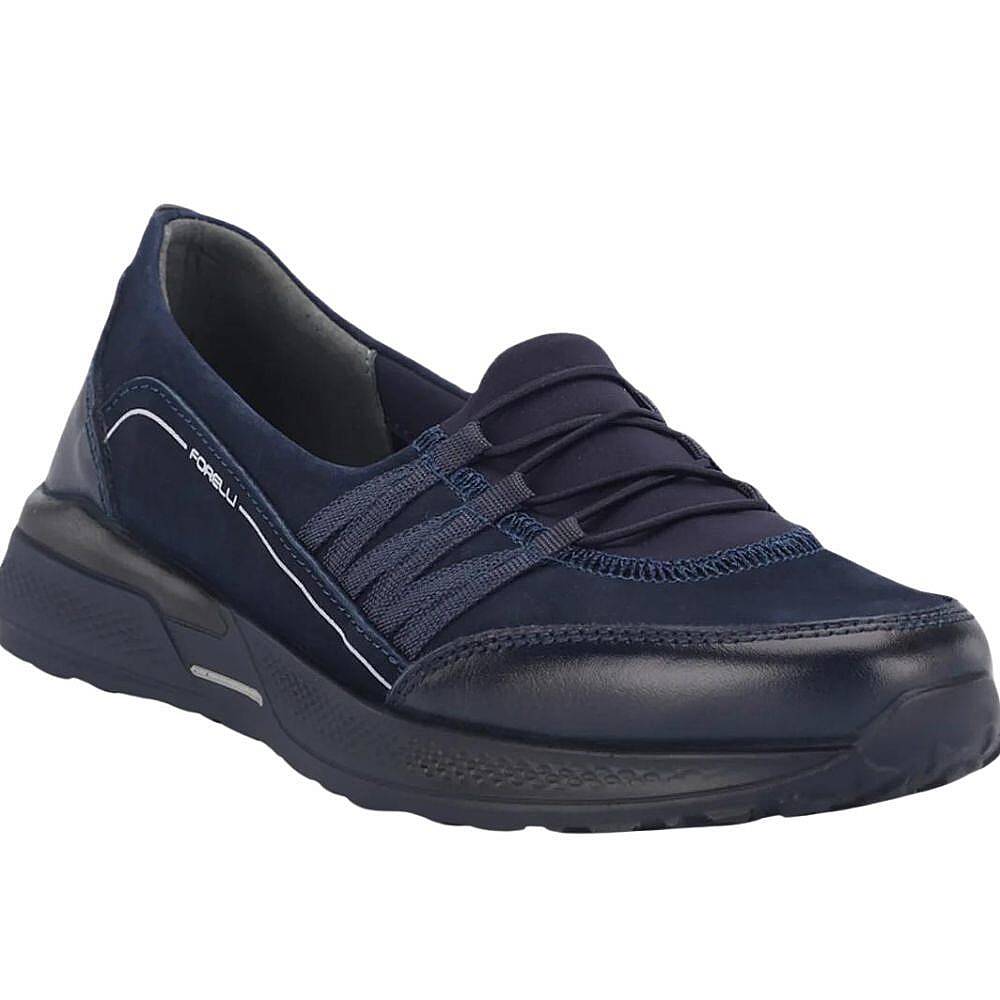 Forelli 46704-G Riba Lacivert Kadın Comfort Deri Ayakkabı - 1
