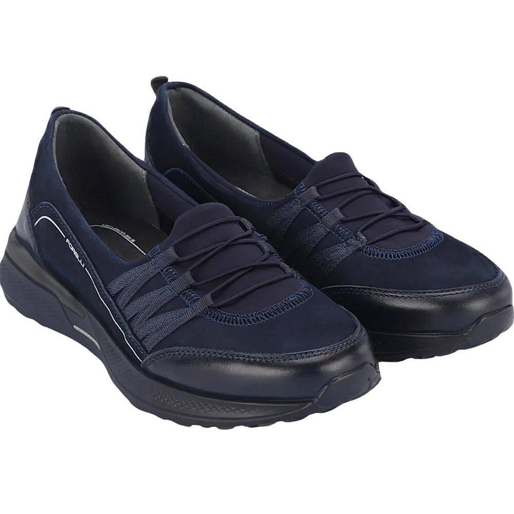 Forelli 46704-G Riba Lacivert Kadın Comfort Deri Ayakkabı - 2