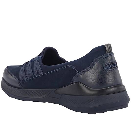 Forelli 46704-G Riba Lacivert Kadın Comfort Deri Ayakkabı - 3