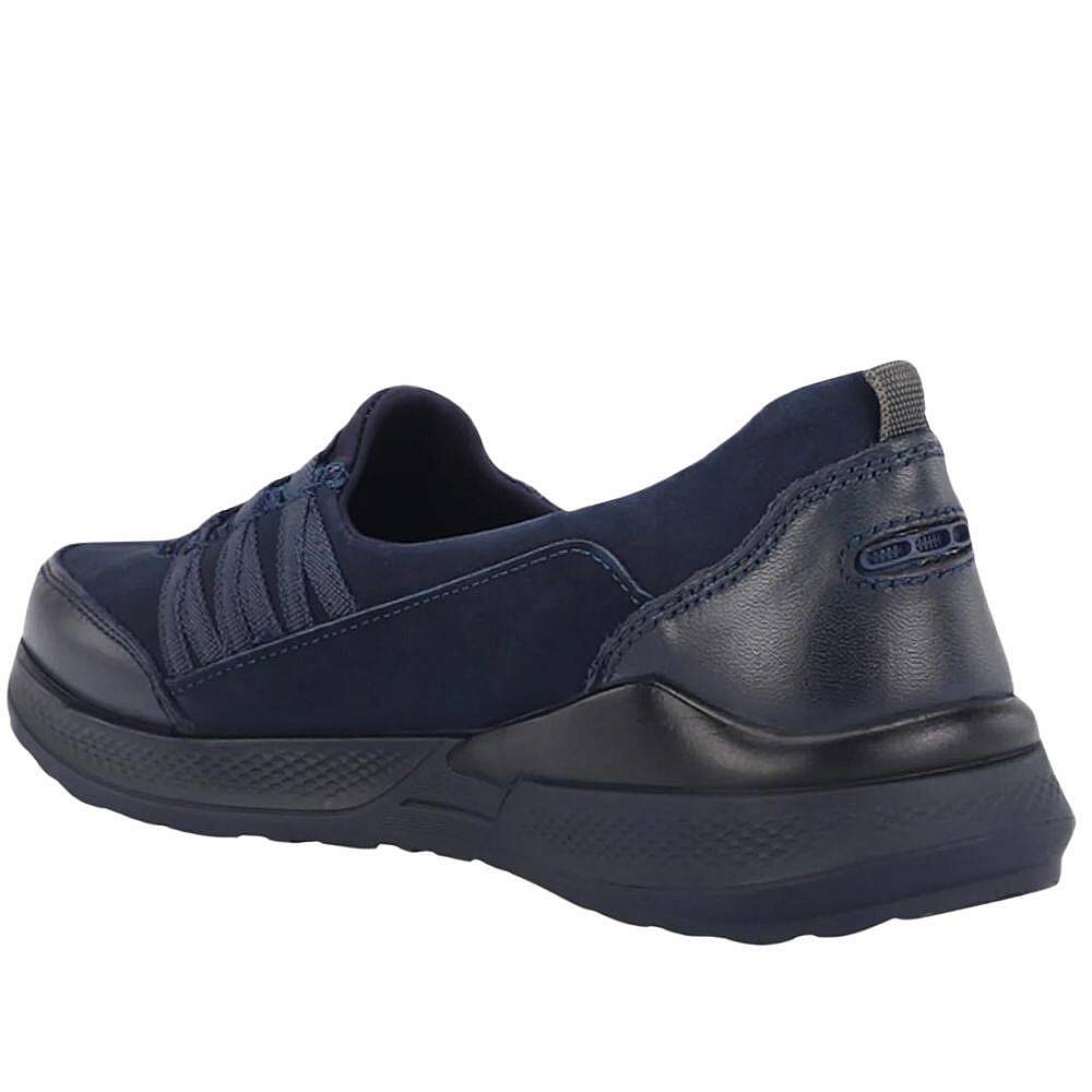 Forelli 46704-G Riba Lacivert Kadın Comfort Deri Ayakkabı - 3