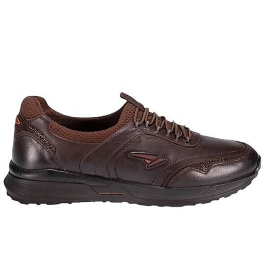 Forelli 46709-G Slins Kahve Kadın Comfort Deri Ayakkabı - 2