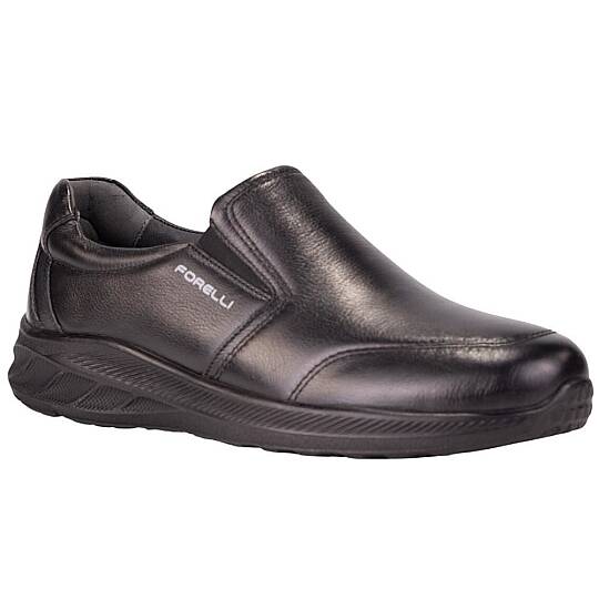 Forelli 47927-G Nexus Siyah Erkek Comfort Deri Ayakkabı