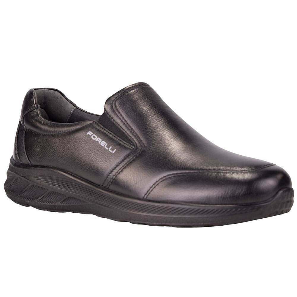 Forelli 47927-G Nexus Siyah Erkek Comfort Deri Ayakkabı - 1