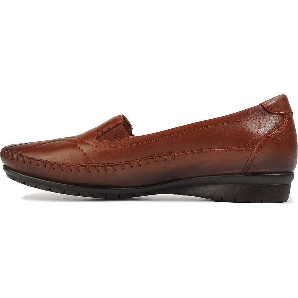 Forelli 51302 Lady-G Taba Kadın Comfort Deri Ayakkabı - 3