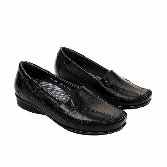 Forelli 51306 Marla-G Siyah Kadın Comfort Deri Ayakkabı - 2