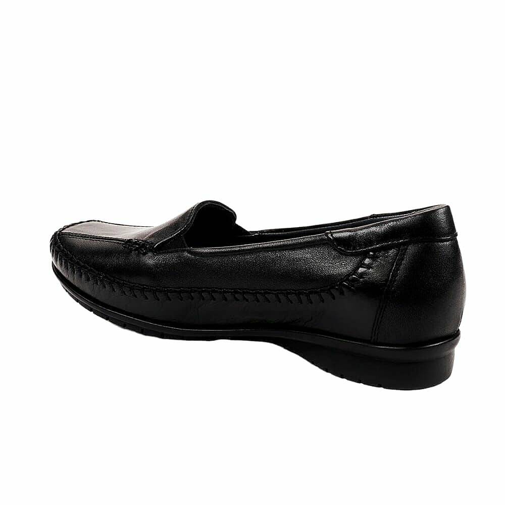 Forelli 51306 Marla-G Siyah Kadın Comfort Deri Ayakkabı - 3