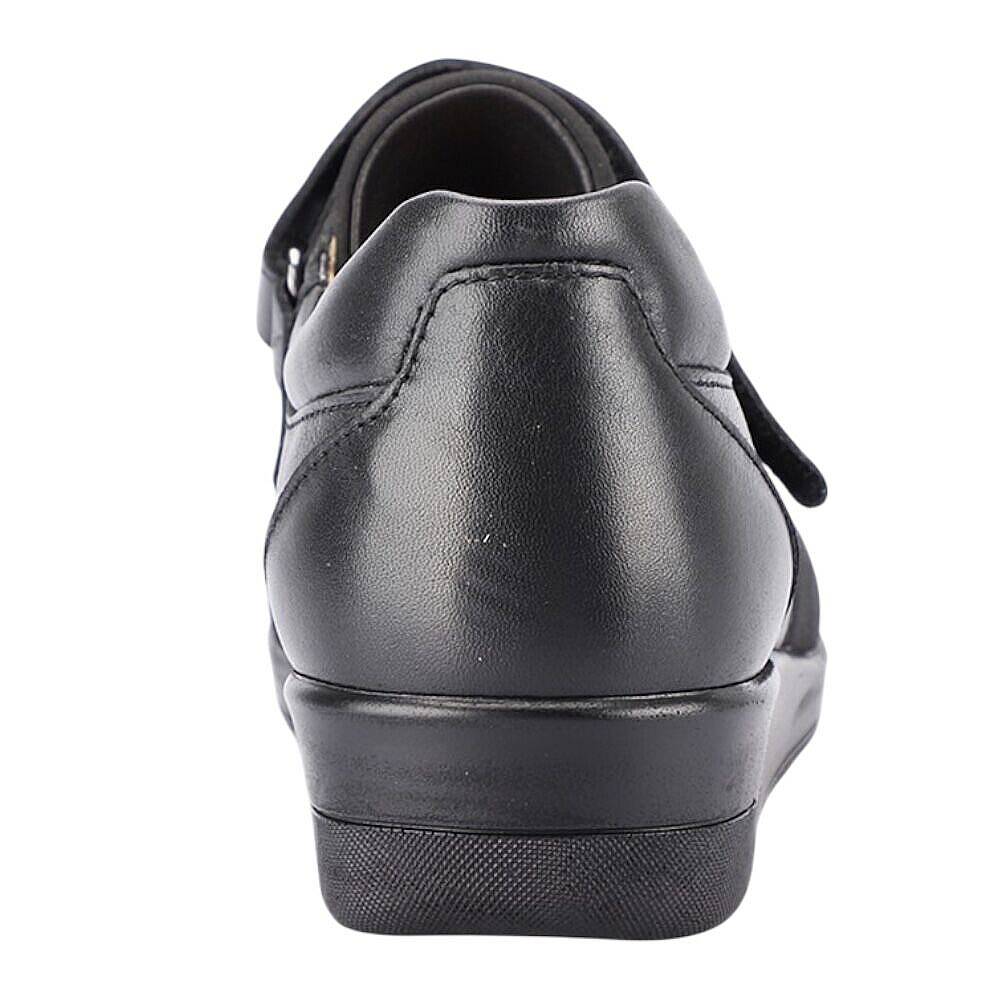 Forelli 54608-H Cindy Siyah Kadın Comfort Deri Ayakkabı - 3