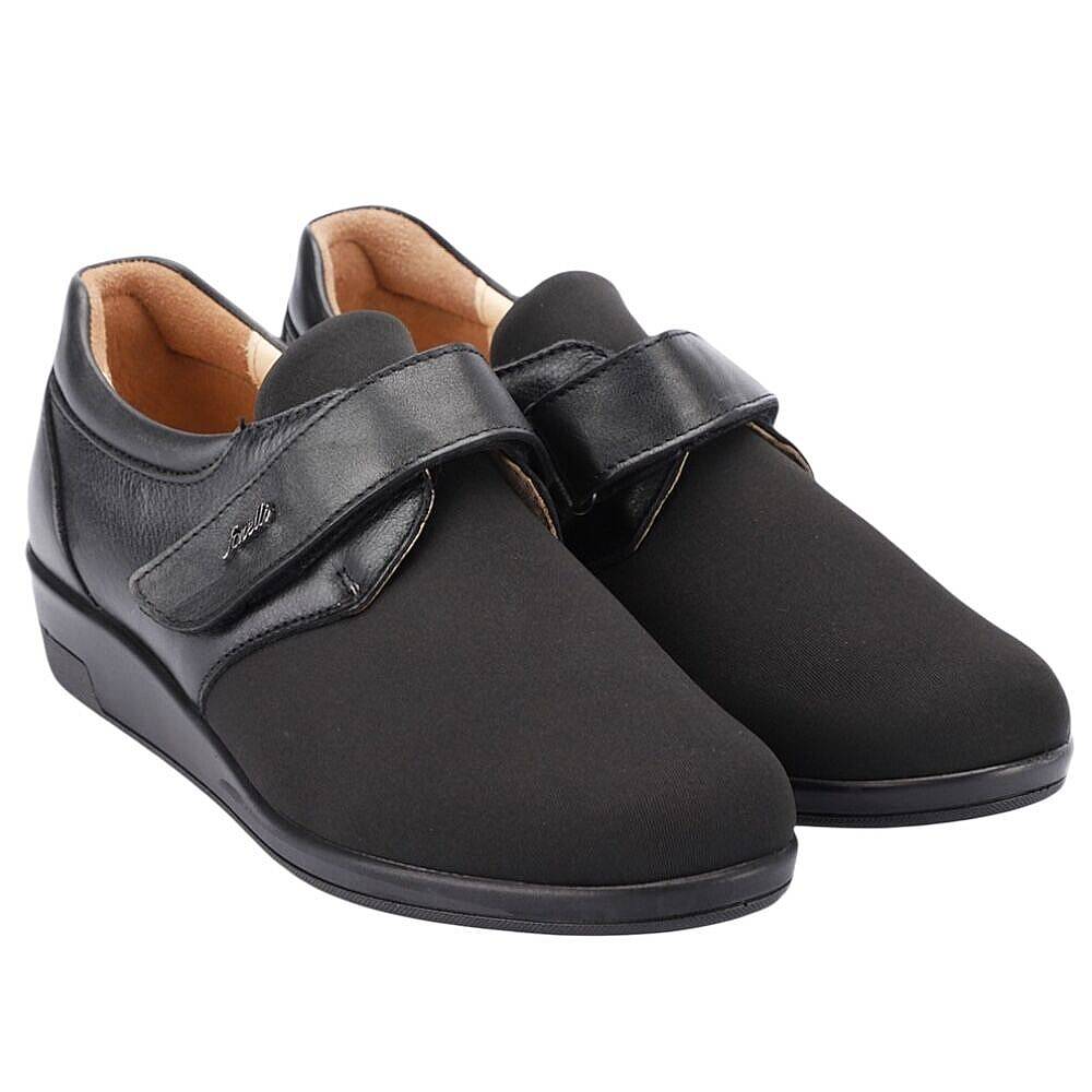 Forelli 54608-H Cindy Siyah Kadın Comfort Deri Ayakkabı - 2