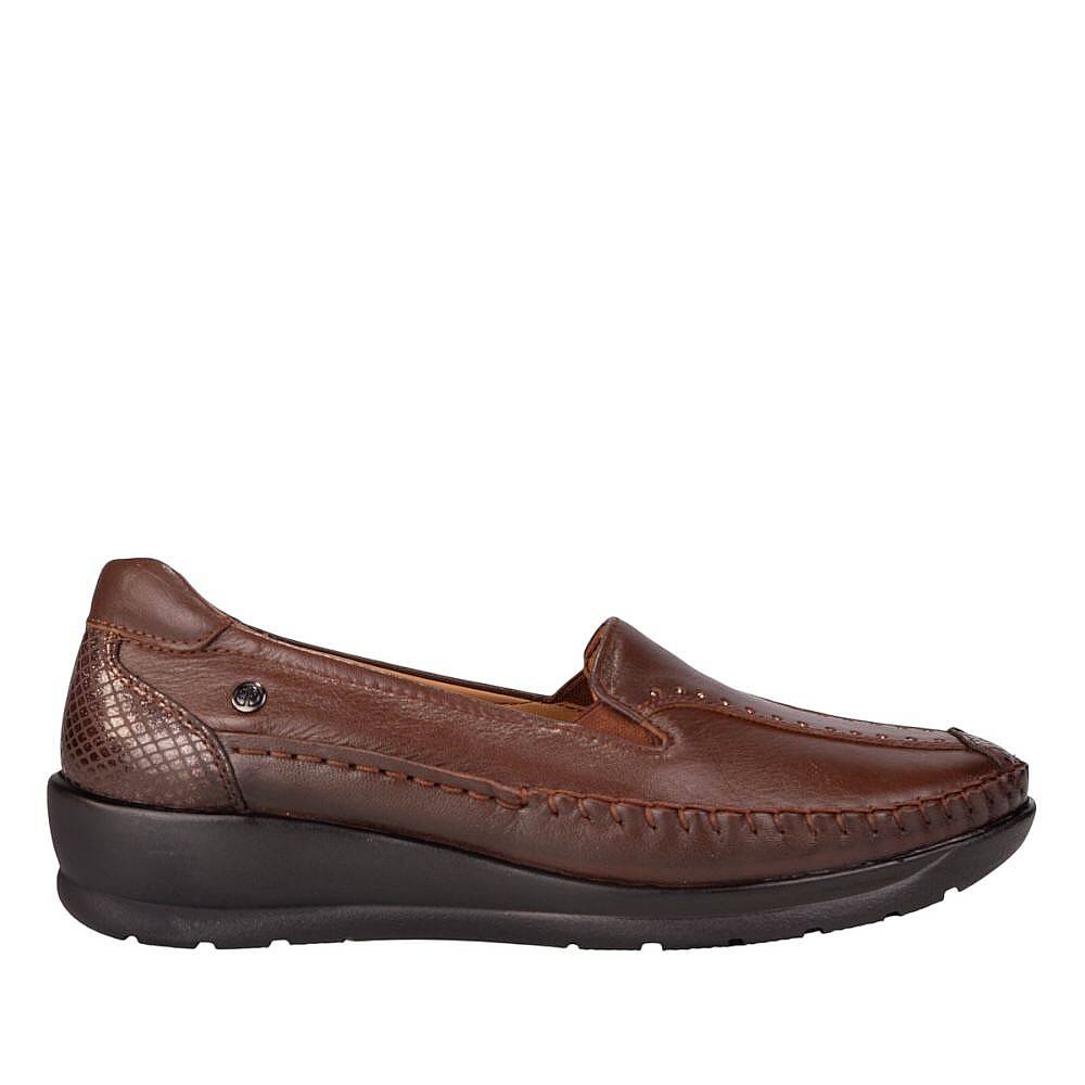 Forelli 55022-H Lina Taba Kadın Comfort Deri Ayakkabı - 2