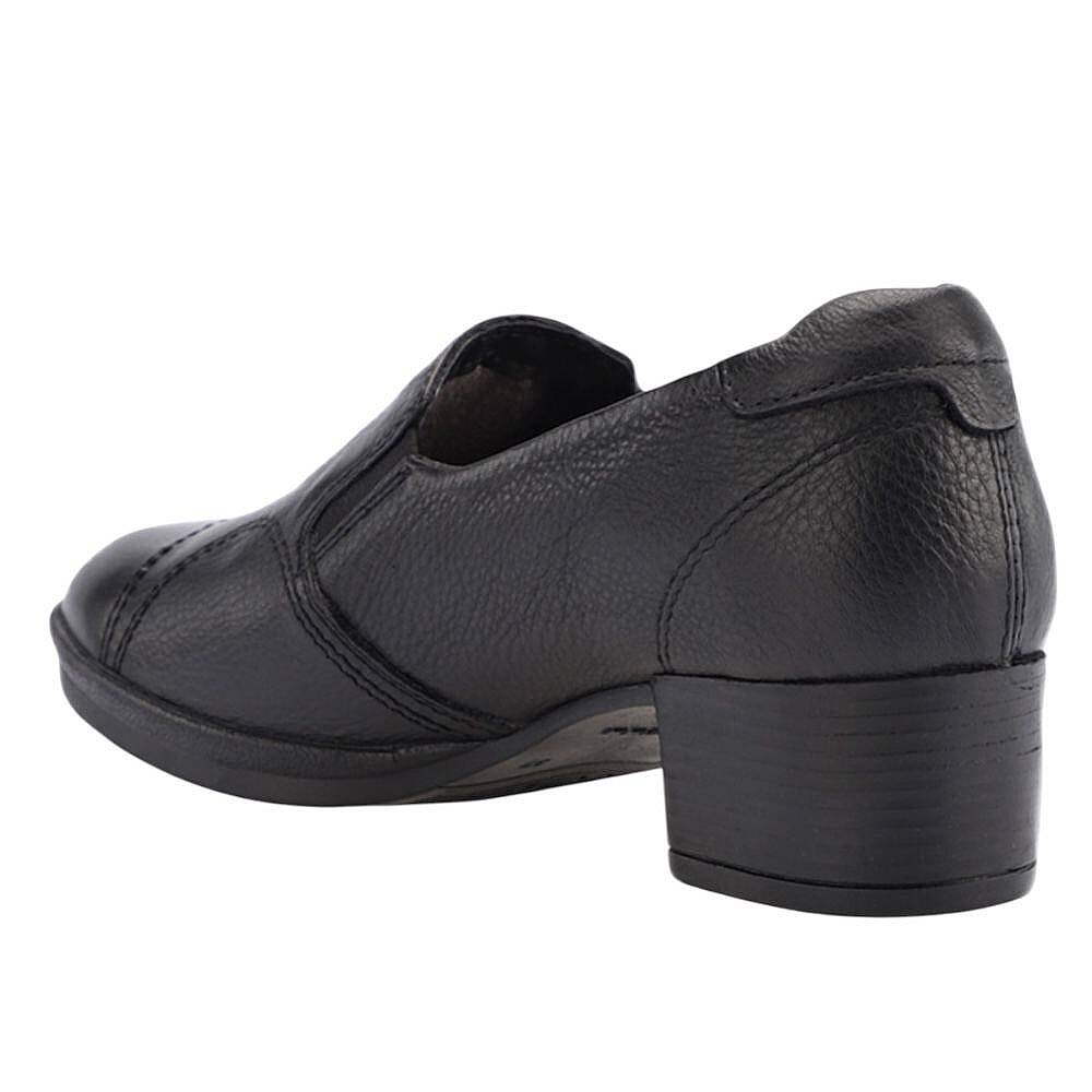 Forelli 57203-G Piloyd Siyah Kadın Comfort Deri Ayakkabı - 3