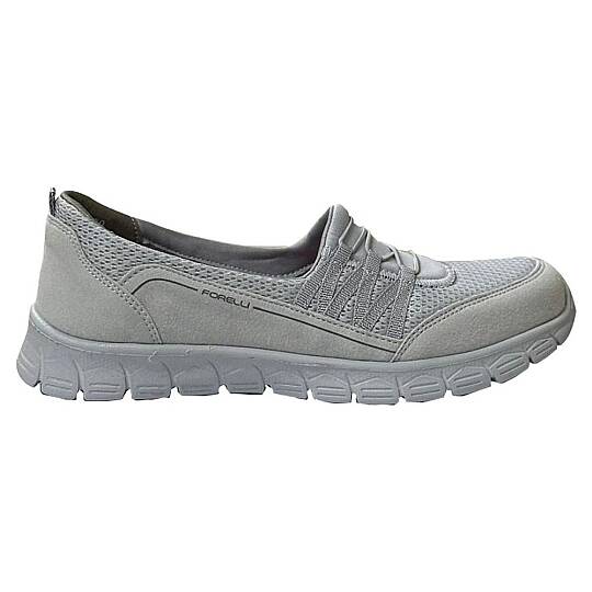 Forelli 61014-G Lisa Gri Kadın Comfort Spor Ayakkabı - 2