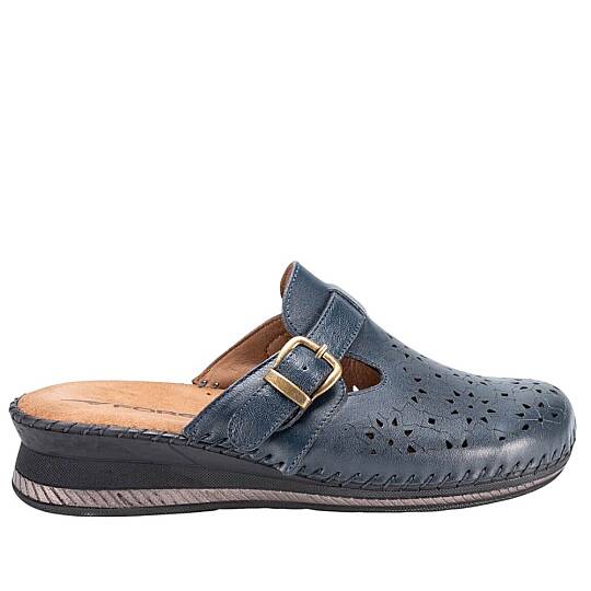 Forelli Cary-H 80625 Lacivert Kadın Günlük Sabo Terlik - 2