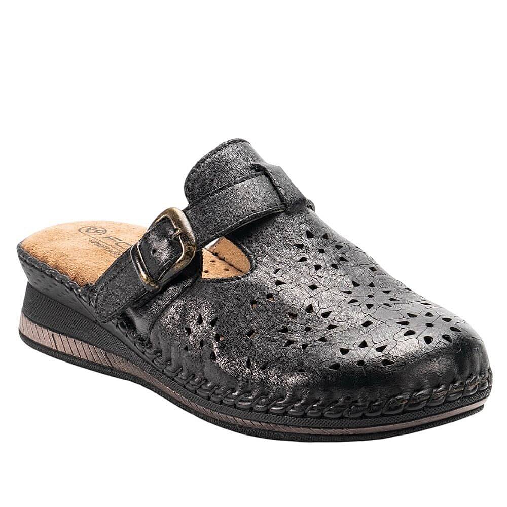 Forelli Cary-H 80625 Siyah Kadın Günlük Sabo Terlik - 1