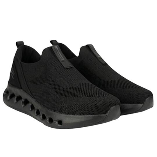 Forelli F250404-G Heidi Siyah Kadın Comfort Spor Ayakkabı - 3