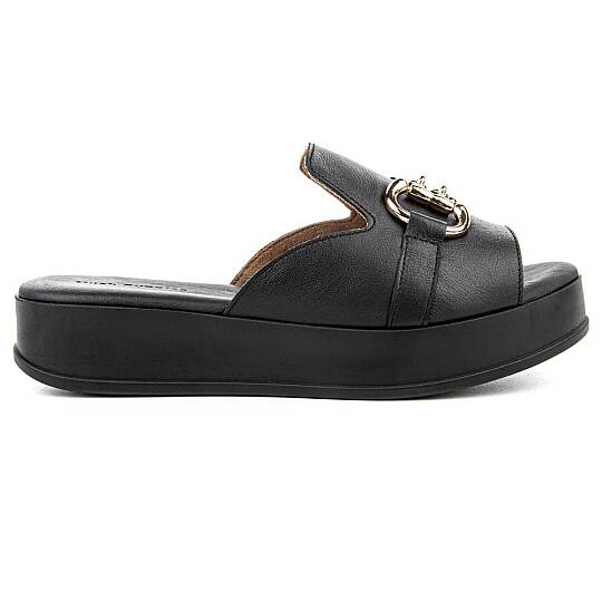 Hush Puppies 624219 Asan Siyah Kadın Anatomik Terlik - 2