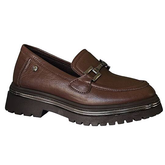 Mammamia D26KA-3220-B Kahve Kadın Comfort Deri Ayakkabı