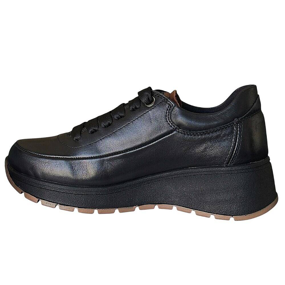 Mammamia D26KA-3445-B Siyah/Taba Kadın Comfort Ayakkabı - 3