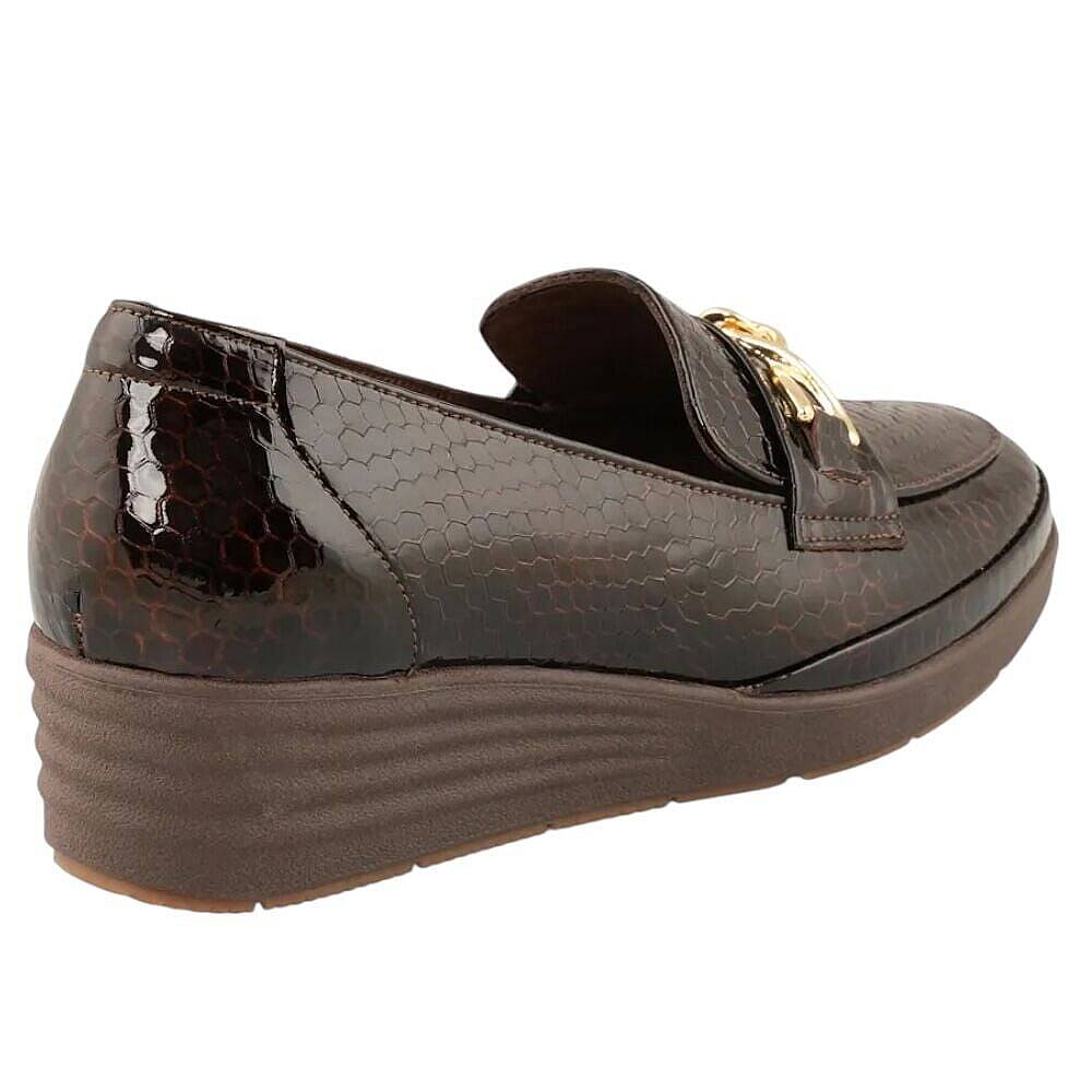 Mammamia D26KA-7050-B Kahve Kadın Comfort Deri Ayakkabı - 3
