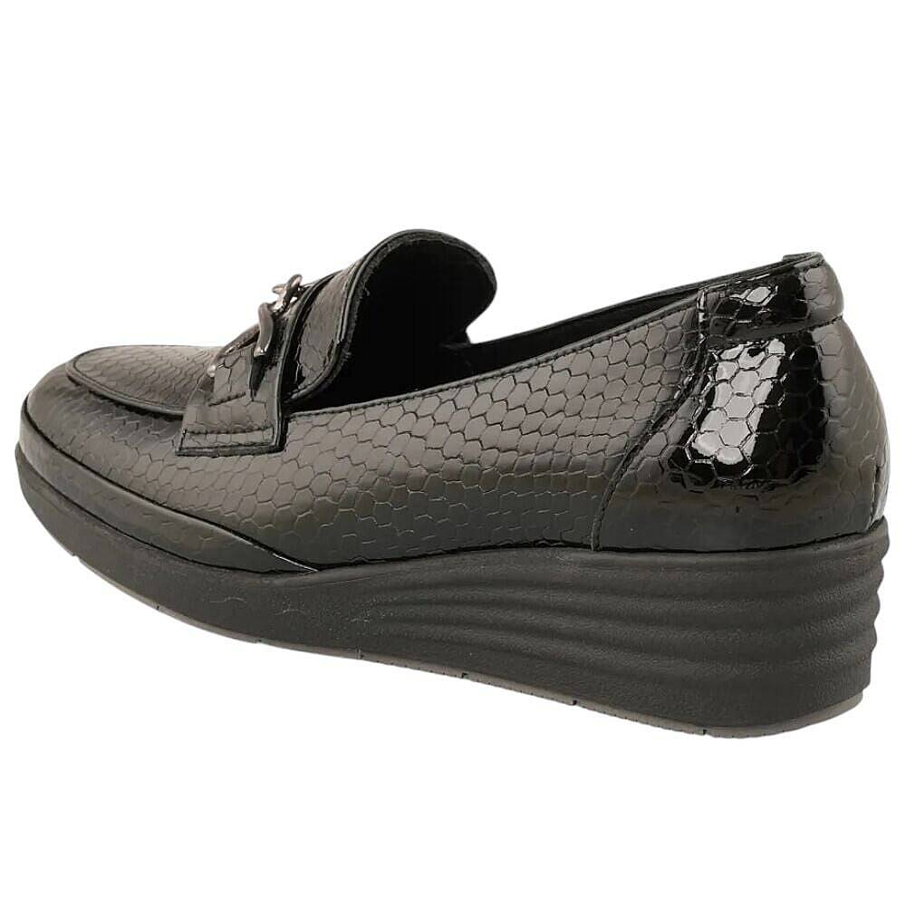 Mammamia D26KA-7050-B Siyah Kadın Comfort Deri Ayakkabı - 3