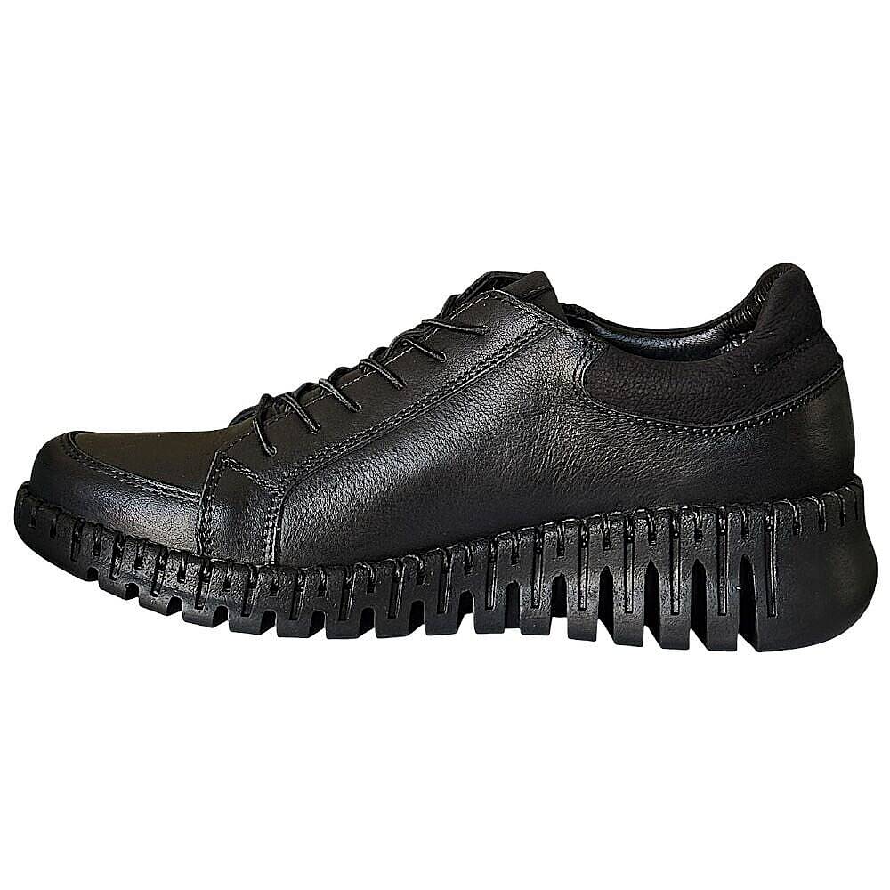 Mammamia D26KA-765-B Siyah Kadın Comfort Deri Ayakkabı - 3
