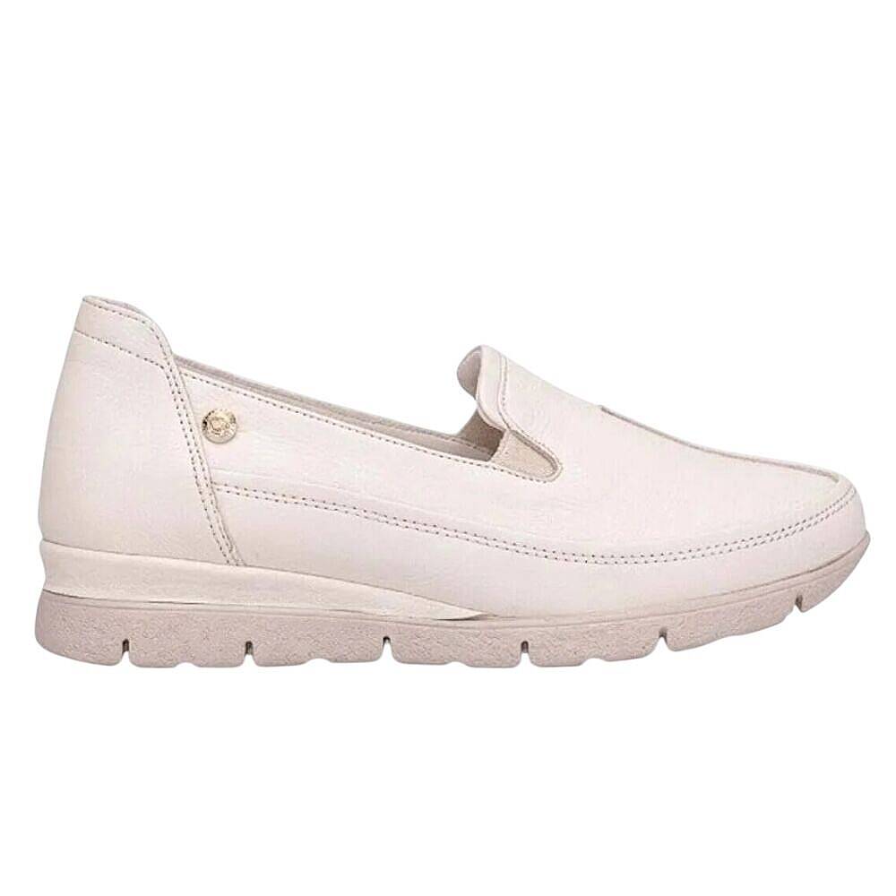 Mammamia D26YA-3985-B Krem Kadın Comfort Deri Ayakkabı - 2