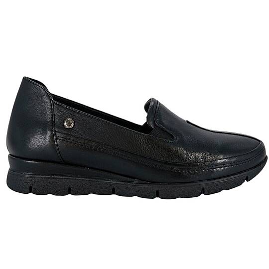 Mammamia D26YA-3985-B Siyah Kadın Comfort Deri Ayakkabı - 2