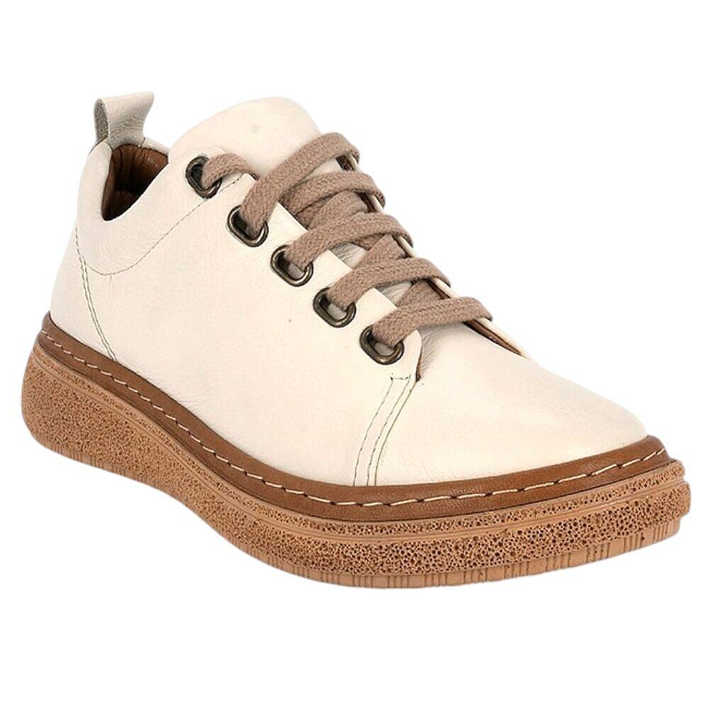 Mammamia D26YA-7750-B Krema Kadın Comfort Deri Ayakkabı - 1