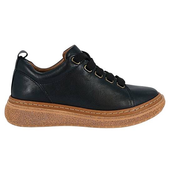 Mammamia D26YA-7750-B Siyah Kadın Comfort Deri Ayakkabı - 2