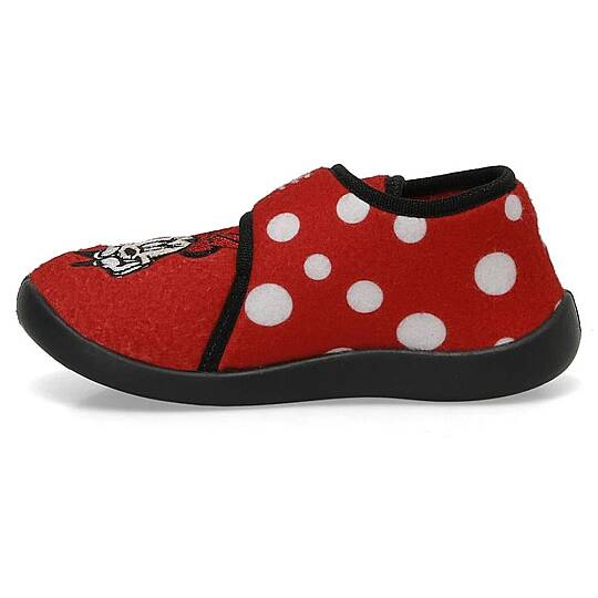 Mickey Mouse Bese 4PR Kırmızı Çocuk Kreş Ev Ayakkabısı - 3