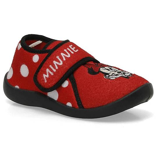 Mickey Mouse Bese 4PR Kırmızı Çocuk Kreş Ev Ayakkabısı