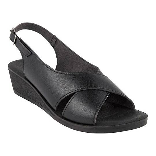 Muya 31028 Vienza Siyah Kadın Anatomik Sandalet
