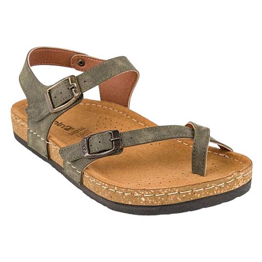 Muya 31104 Verona Haki Kadın Anatomik Sandalet
