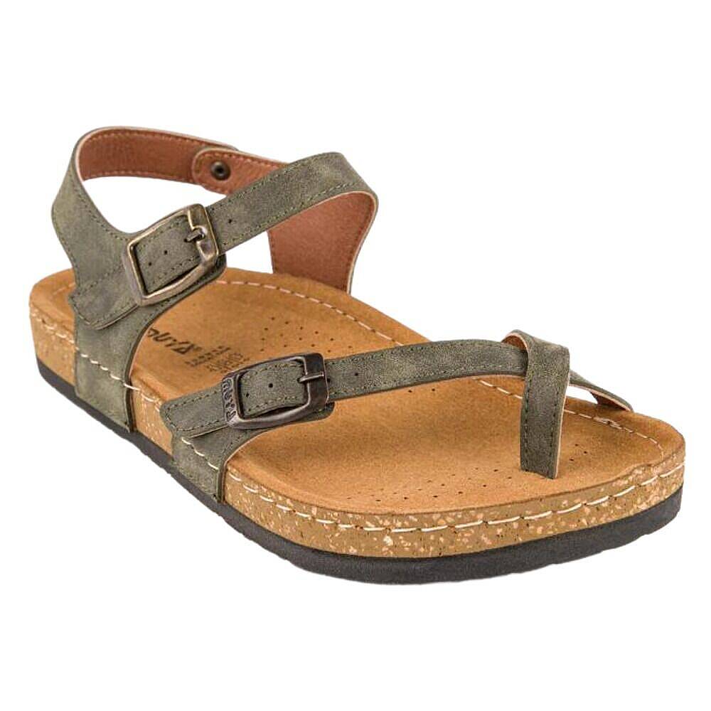 Muya 31104 Verona Haki Kadın Anatomik Sandalet - 1