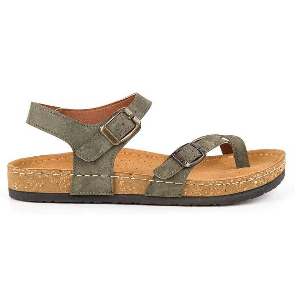 Muya 31104 Verona Haki Kadın Anatomik Sandalet - 2