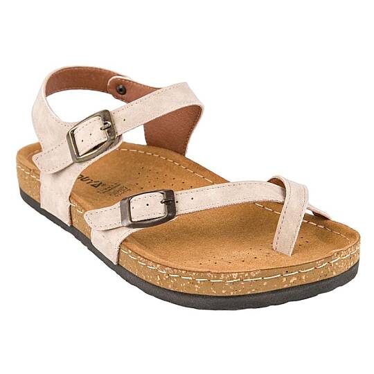 Muya 31104 Verona Krem Kadın Anatomik Sandalet
