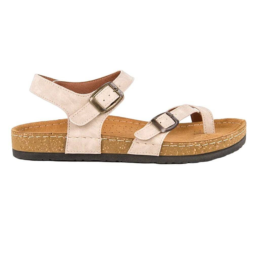 Muya 31104 Verona Krem Kadın Anatomik Sandalet - 2